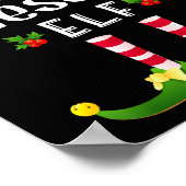 Poster Awesome Christmas Elf Matching Pajama X-mas Party (Coin)