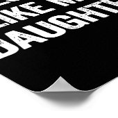 Poster Awesome Comme Ma Fille Cadeaux Hommes Drôle Pères  (Coin)