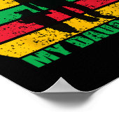Poster Awesome Comme Ma Fille JunetDix Black Melanin (Coin)