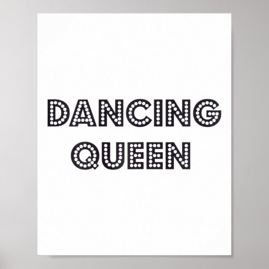 Poster Awesome Dancing Queen 1970s Style Cadeau (Devant)