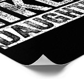 Poster Awesome Like My Daughter For Dad Men Funny Fathers (Coin)