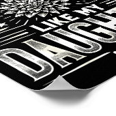 Poster Awesome Like My Daughter For Dad Men Funny Fathers (Coin)