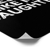 Poster Awesome Like My Daughter For Dad Men Funny Fathers (Coin)