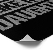 Poster Awesome Like My Daughter For Dad Men Funny Fathers (Coin)