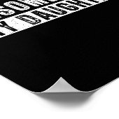 Poster Awesome Like My Daughter Funny Father's Day Cute D (Coin)