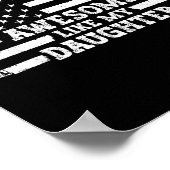 Poster Awesome Like My Daughter Men Funny  (Coin)