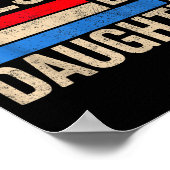 Poster Awesome Like My Daughter Men Funny Fathers Day Dad (Coin)