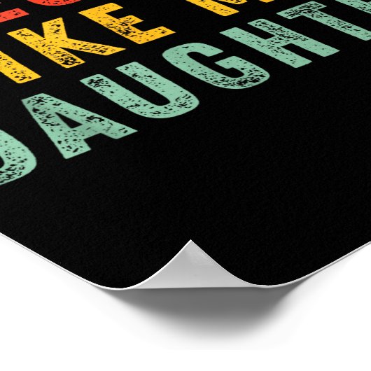 Poster Awesome Like My Daughter Men Funny Fathers Day Dad (Coin)