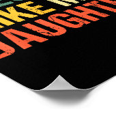 Poster Awesome Like My Daughter Shirt Funny Men Dad Fathe (Coin)