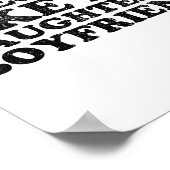 Poster Awesome Like My Daughters Boyfriend Funny Mom Dad  (Coin)