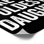 Poster Awesome Like My Oldest Daughter Funny Dad Jokes Fa (Coin)