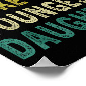 Poster Awesome Like My Youngest Daughter Father's Day Mot (Coin)