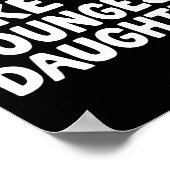 Poster Awesome Like My Youngest Daughter Funny Dad Men Fa (Coin)