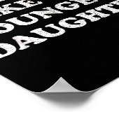 Poster Awesome Like My Youngest Daughter Funny For Mom Da (Coin)