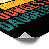 Poster Awesome Like My Youngest Daughter Mother's Day Fat (Coin)