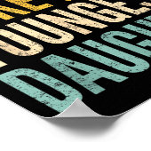 Poster Awesome Like My Youngest Daughter Mother's Day Fat (Coin)