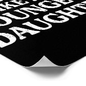 Poster Awesome Like My Youngest Daughter Shirt Men Dad Fa (Coin)