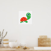 Poster Awesome Turtle (Cuisine)