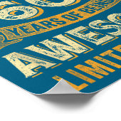 Poster Awesome Vintage January 1966 60th Birthday  (Coin)