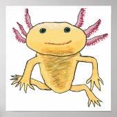Poster Axolotl (Devant)