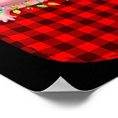 Poster Axolotl Buffalo Red Plaid Cket Christmas Funny Men (Coin)