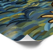 Poster Axolotl Coffee Starry Night Dream (Coin)