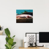 Poster Axolotl leuciste (Bureau à domicile)
