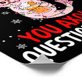 Poster Axolotl Santa Hat Axolotl Questions Christmas Boys (Coin)