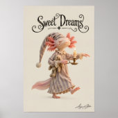 Poster Axolotl somnambule (Devant)