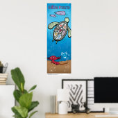 Poster - Axolotls Under the Sea - Buellton.Art (Bureau à domicile)