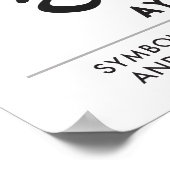 Poster AYA | Symbole d'endurance et d'indépendance (Coin)