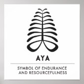 Poster AYA | Symbole d'endurance et d'indépendance (Devant)