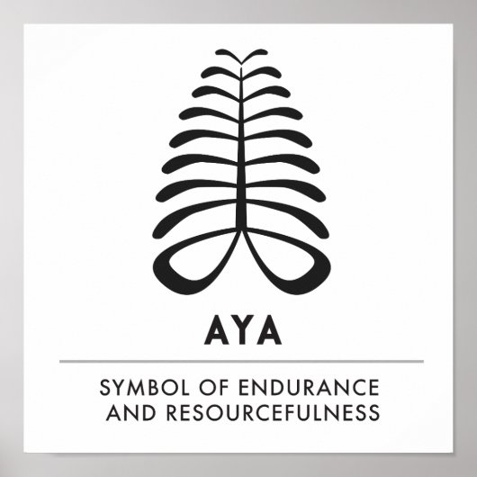 Poster AYA | Symbole d'endurance et d'indépendance (Devant)