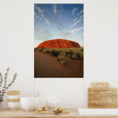 Poster ayers rock en australie (Cuisine)