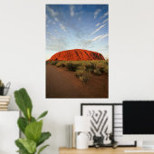 Poster ayers rock en australie (Bureau à domicile)