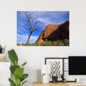Poster Ayers Rock Uluru dans l'Outback Australie (Bureau à domicile)