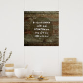 Poster Ayez du Courage - Psaume 31:24 (Cuisine)