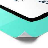 Poster Ayez une bére Belle Jour Aquarelle Ours (Coin)