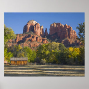 Poster AZ, Arizona, Sedona, Crescent Moon Recreation 2