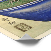 Poster Azalée en fleurs dans un pot bleu par Ohara Koson (Coin)