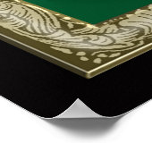 Poster Azalées orange (Coin)