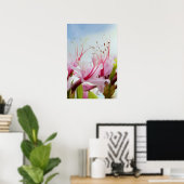 Poster azalées sauvages (Bureau à domicile)