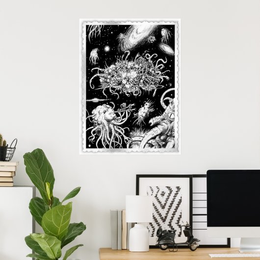 Poster Azathoth (Bureau à domicile)