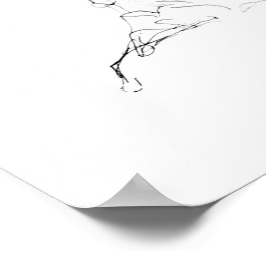 Poster Azawakh 2 par David Moore (Coin)