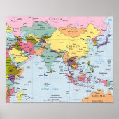 Poster - Azië (Voorkant)