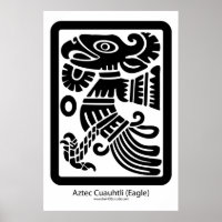 Aztec Cuauhtli - Aigle (Noir)