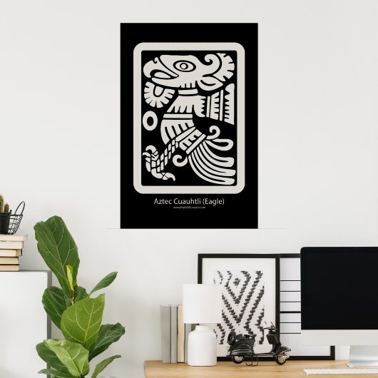 Poster Aztec Cuauhtli - Aigle (Putty) Imprimer (Bureau à domicile)