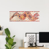 Poster Aztec Dragon Mosaic (Bureau à domicile)