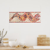 Poster Aztec Dragon Mosaic (Cuisine)