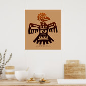 Poster AZTEC ~ Esprit d'oiseaux (Cuisine)